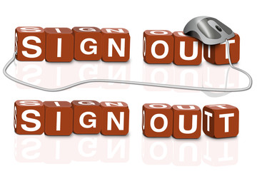 sign out