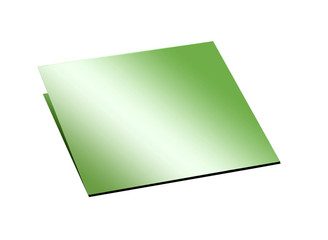 zielona metalowa tabliczka