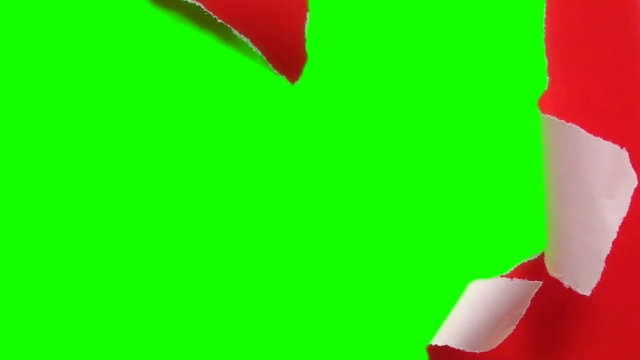 Unwrapping gift to reveal green screen V3 - HD