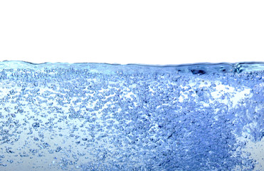 Obraz na płótnie Canvas blue water bubble