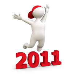 3D Man celebrates 2011