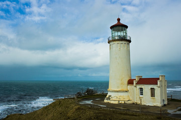 Fototapeta na wymiar North Head Lighthouse, Washington, U.S.A.