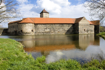 Fototapeta premium Water Castle Svihov, Czech Republic
