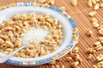 Cornflakes mit Milch