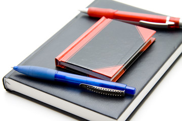 Kugelschreiber auf Buch