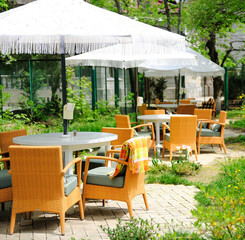 outdoor cafe
