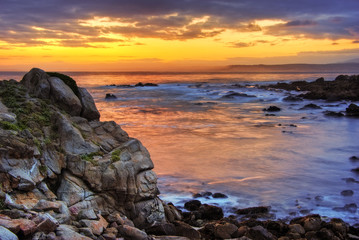 Beautiful Sunrise over Monterey - obrazy, fototapety, plakaty