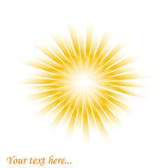 Sunburst vector background