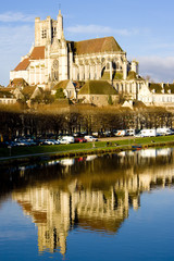 Fototapeta na wymiar Auxerre, Burgundy, France
