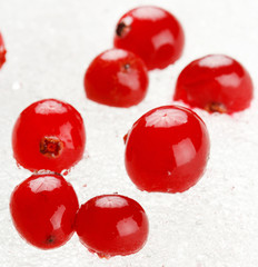 frozen cranberries.