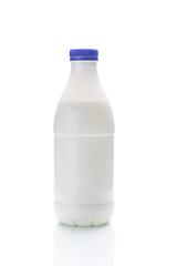 milk in the bottle.