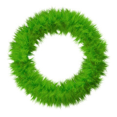 High resolution conceptual grass symbol isolated