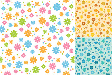 Seamless flowers