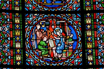  France, vitraux de la collégiale de Poissy © PackShot