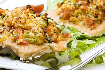 Lachs mit Kruste