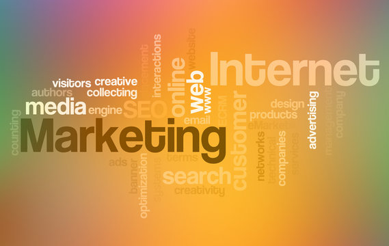 Internet and Marketing - Word Cloud
