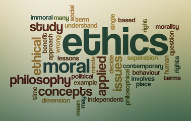 ethics - Word Cloud