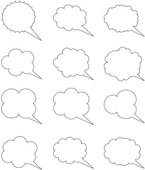 Thought, Speech Bubbles