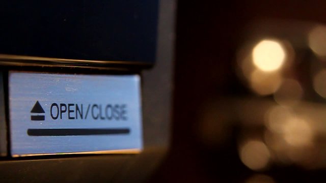 dvd push button symbol black open close taste