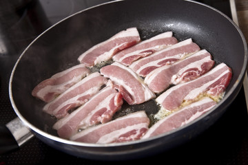 Frying Pork