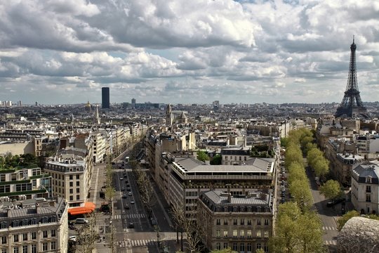vue aérienne de Paris