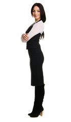 Young beautiful businesswoman