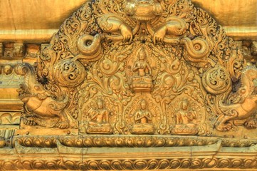 Fototapeta na wymiar Kathmandu - Swayambhunath Monkey Temple