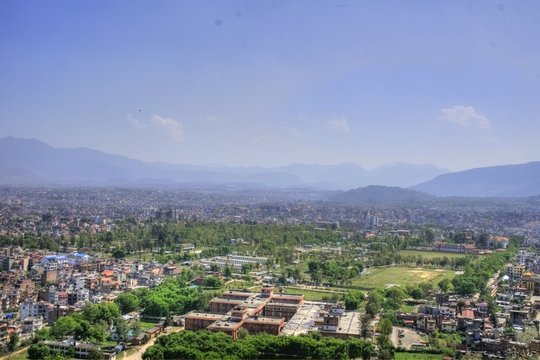 Kathmandu (Nepal) - Aerial View from Monkey Temple
