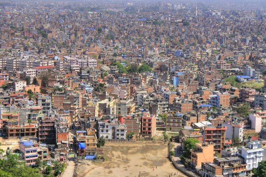 Kathmandu (Nepal) - Aerial View from Monkey Temple