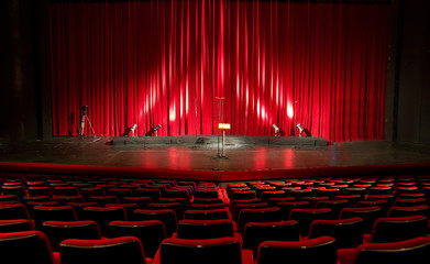 Cinema - Theater red interior