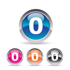 Obraz premium Picto chiffre zéro