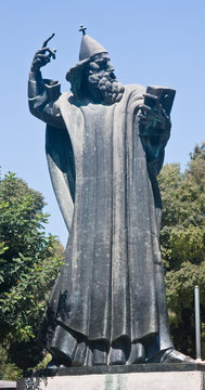 Statue of gregorius of Nin in Split, Croatia