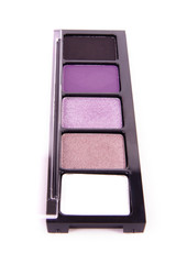 Eyeshadow palette with white backgound
