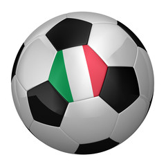 Obraz premium Italian Soccer Ball isolated over white background