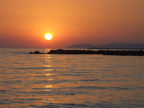 tramonto a San Leone (Ag)