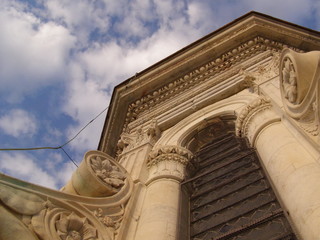 Florence - details of the top of the cathedral dome