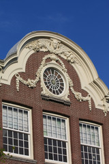 facade with classic ornaments