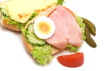 Schinkenbrötchen