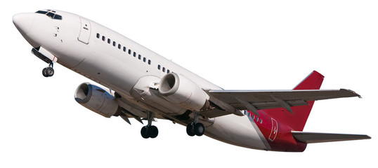 Departing aircraft