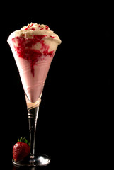 Strawberry milkshake