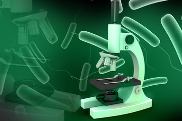 Microscope and Bacteria