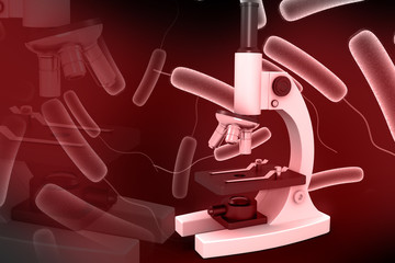 Microscope and Bacteria