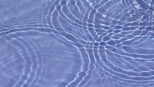Wasser mit Wassertropfen blau Video