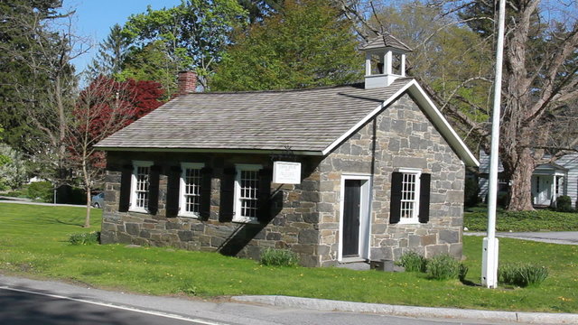 one room schoolhouse Bedford Village New York 1829