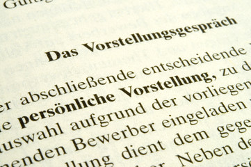 Das Vorstellungsgespräch