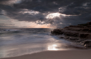 Fototapeta premium When the sunlight strokes the sea