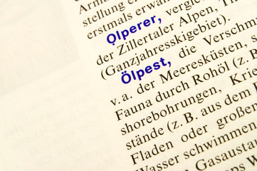 Fototapeta premium Ölpest