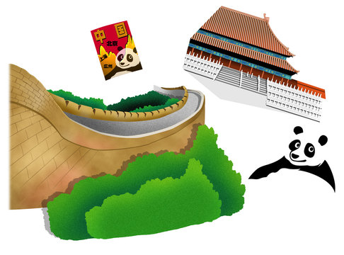 中国のイメージイラスト
