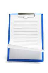 Clipboard with Papers