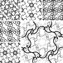 Seamless ornament patterns